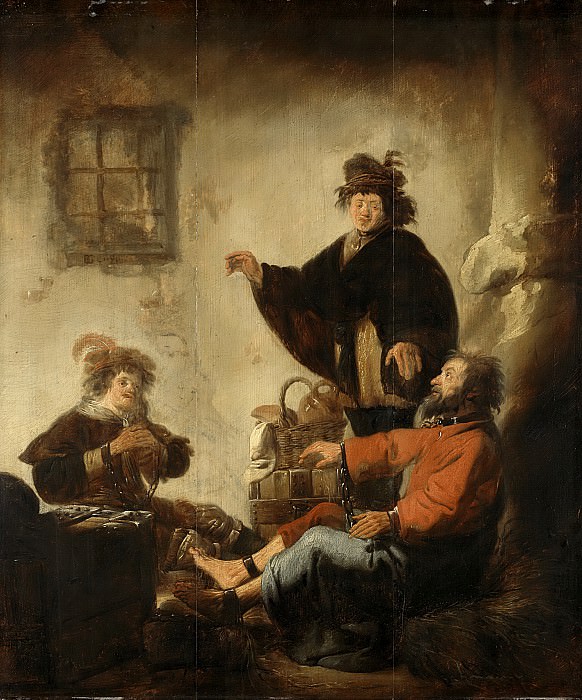 Кейп Беньямин Герритс Кейп -- Йосиф, открывающий хлебодару и виночерпию, что видел их во сне снаружи, 1630-1652. Рейксмузеум: часть 2