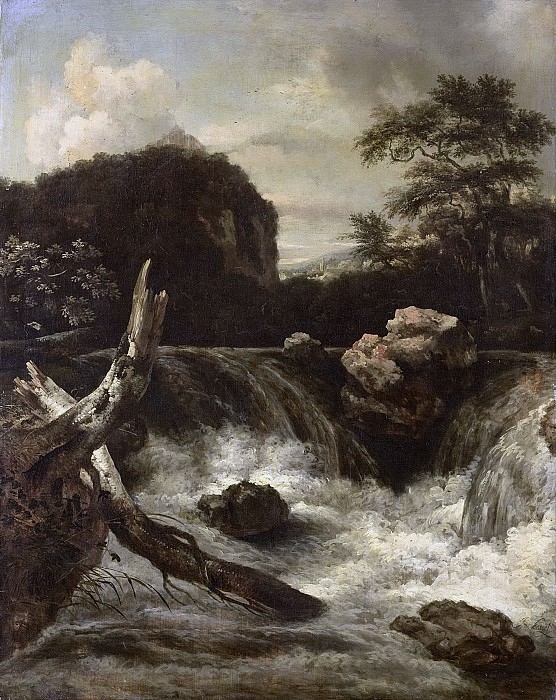 Ян ван Кессель (1641-1680) -- Водопад, 1660-1680. Рейксмузеум: часть 2