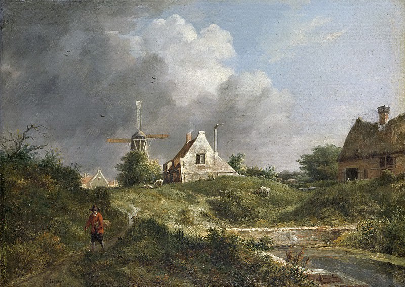 Hulswit, Jan -- Landschap in het Gooi, 1807. Rijksmuseum: part 2