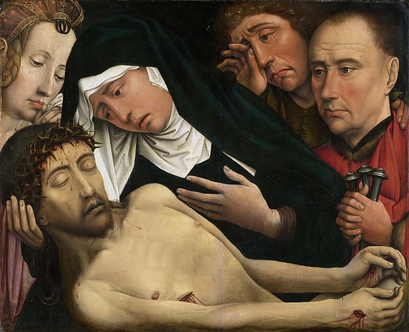 Колейн де Котер -- Оплакивание Христа, 1510-1515. Рейксмузеум: часть 2