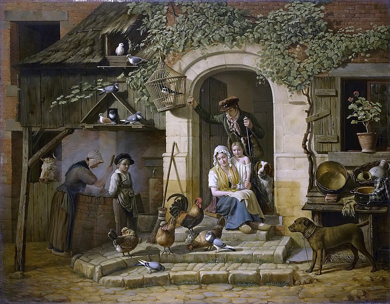 Хенри Вордекер -- Жилище охотника, 1826. Рейксмузеум: часть 2