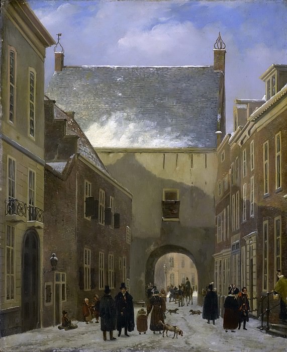 Drift, Johannes Adrianus van der -- De Gevangenpoort te Den Haag, 1820-1830. Rijksmuseum: part 2