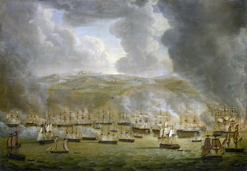 Keultjes, Gerardus Laurentius -- De aanval van het verenigd Engels-Nederlands eskader op Algiers, 1816, 1817. Rijksmuseum: part 2