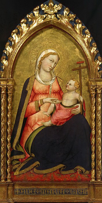Lorenzo di Niccolo - Maria with the child. Part 3