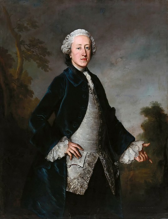 Joachim Martin Falbe (1709-1782) - Portrait of a man. Part 3