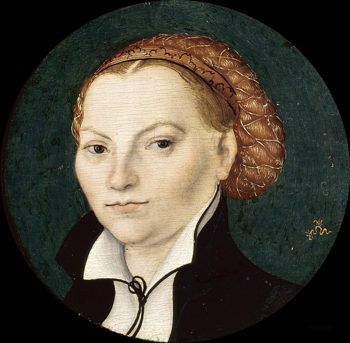 Lucas Cranach I (1472-1553) - Portrait of Katharina of Bora. Part 3