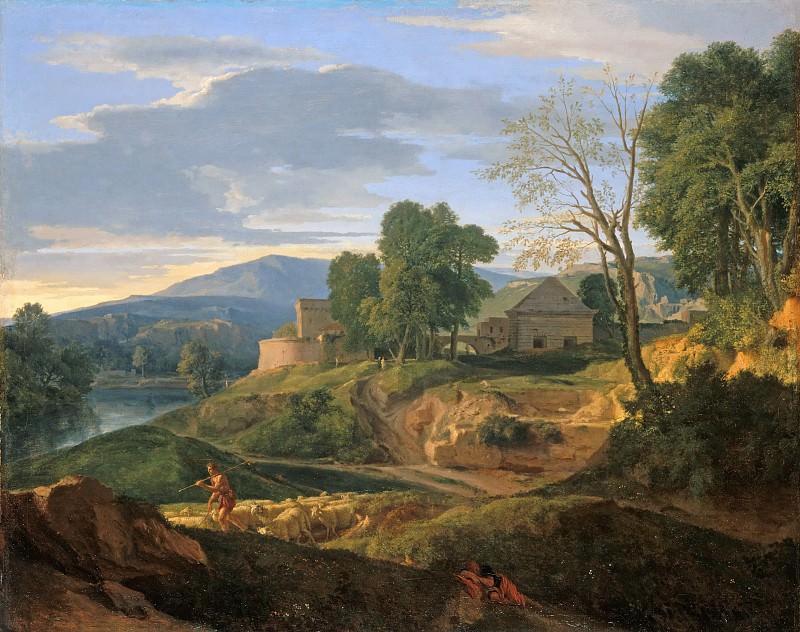Jean-Francois Millet (1642-1679) - Italian Landscape. Part 3