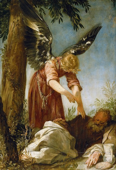 Вриас и Эскаланте, Хуан Антонио (1633-1670) - Ангел будит пророка Илию в пустоши. Часть 3