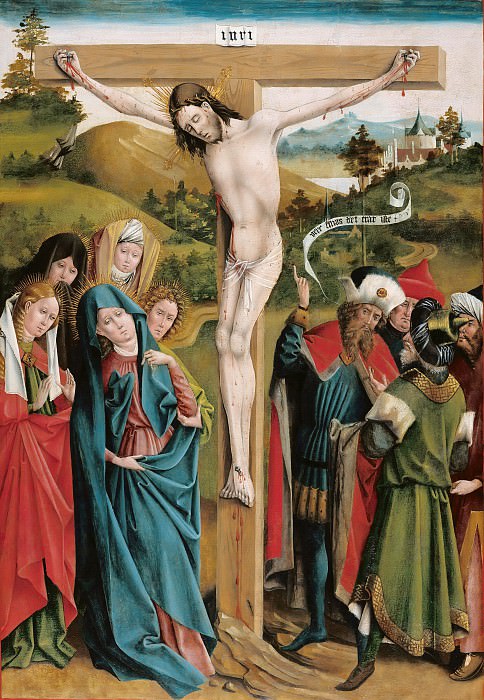 Johann Koerbecke (c.1420-1490) - Crucifixion. Part 3