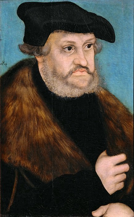 Кранах, Лукас I (1472-1553) - Фридрих III Мудрый, электор саксонский. Часть 3