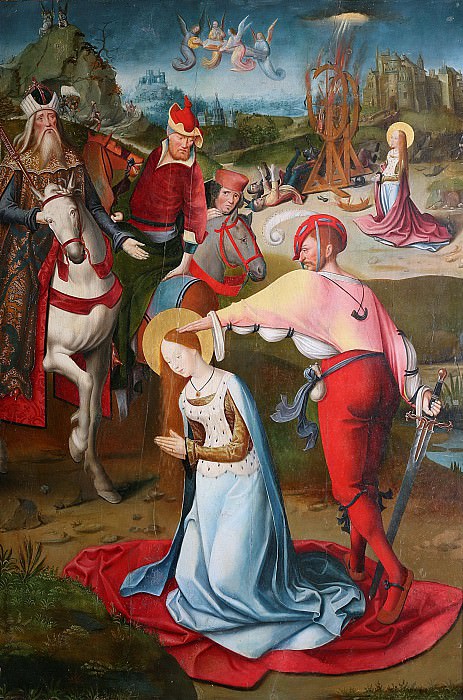 Master of the Munich Crucifixion - The Beheading of St. Catherine. Part 3