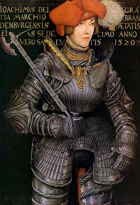 Кранах, Лукас I (1472-1553) - Портрет кронпринца Иоахима II. Часть 3