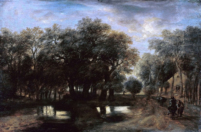 Ливенс, Ян (1607-1674) - Вечерний пейзаж. Часть 3