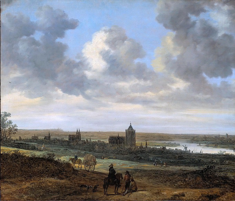 Jan van Goyen (1596-1656) - View Arnhem. Part 3