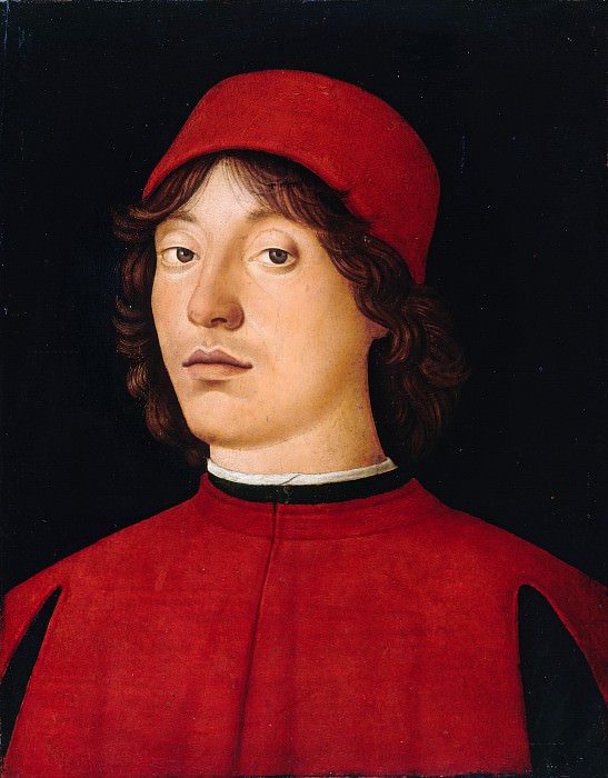 Lorenzo Costa (1460-1535) - Portrait of a young man. Part 3
