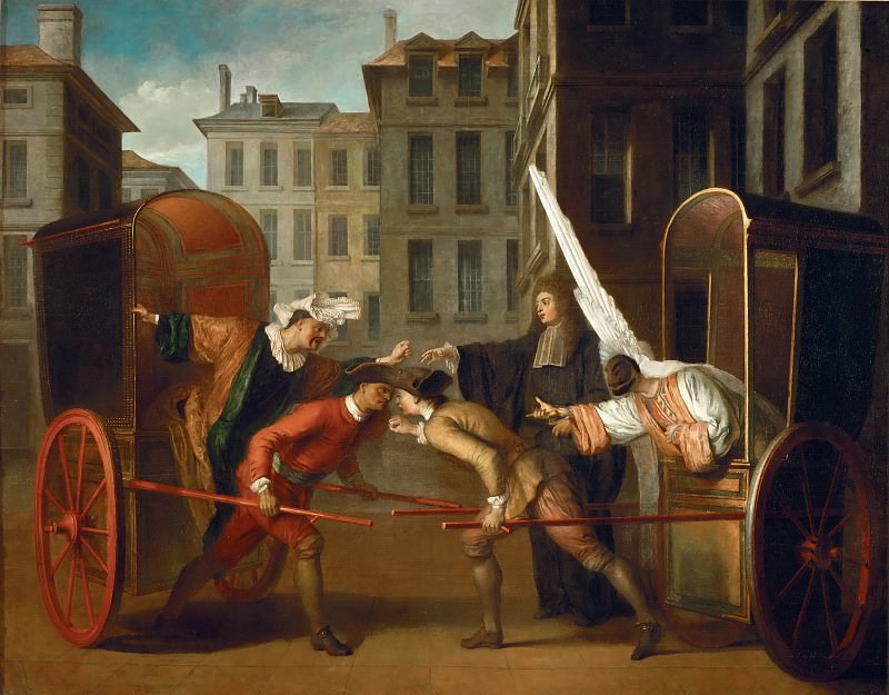 Жилло, Клод (1673 Лангр - 1722 Париж) -- Два возчика. часть 2 Лувр