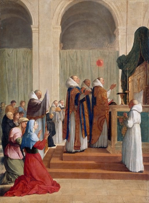 Лесюэр, Эсташ (Париж 1617-1655) -- Месса святого Мартина. часть 2 Лувр