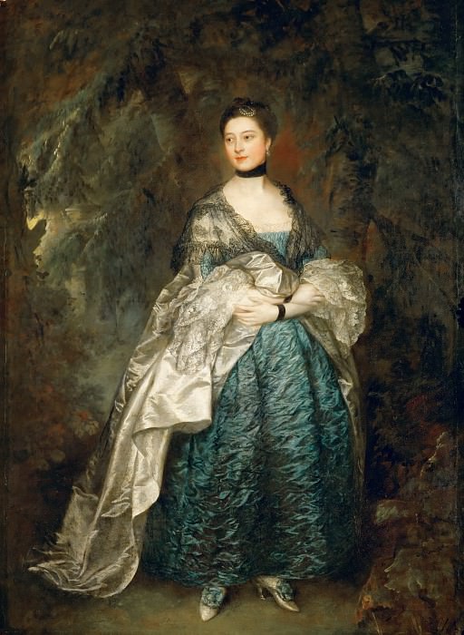 Thomas Gainsborough -- Lady Alston, Gertrude Durnford. Part 2 Louvre