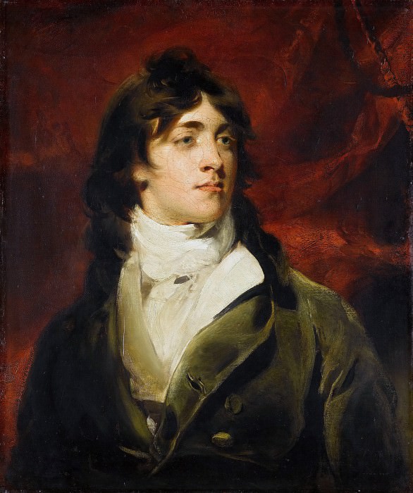 Thomas Lawrence -- Portrait of Charles William Bell (Thomas Bell). Part 2 Louvre