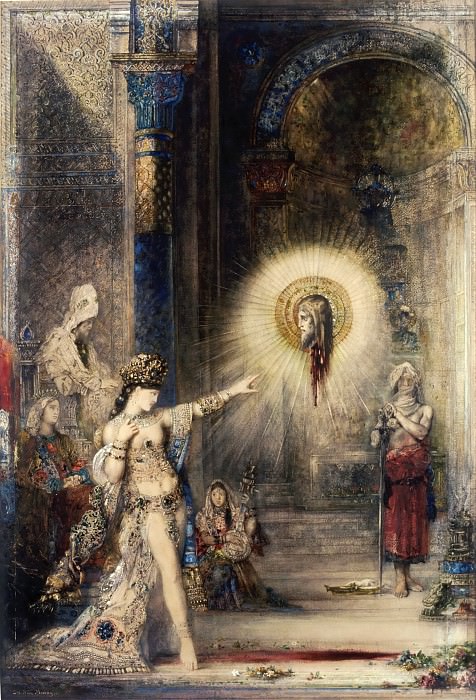 Gustave Moreau -- The Apparition. Part 2 Louvre