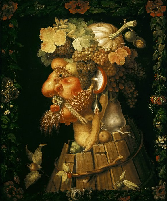 Арчимбольдо, Джузеппе (Милан 1527-1593) -- Осень. часть 6 Лувр