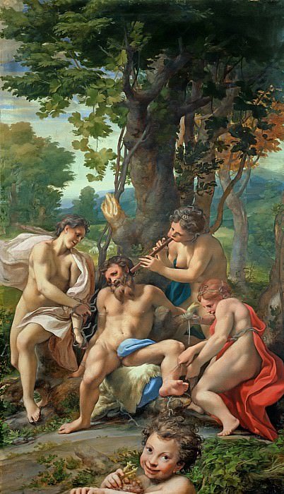 Корреджо (Антонио Аллегри) (Корреджо c.1490 - 1534) -- Аллегория порока. Part 6 Louvre