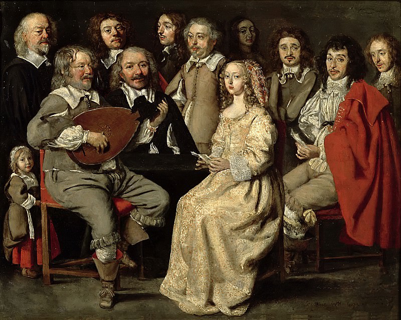 Ленен, братья Антуан (ок1588-1648), Луи (ок1593-1648), Матье (1607-1677) -- Музыкальная компания. часть 6 Лувр