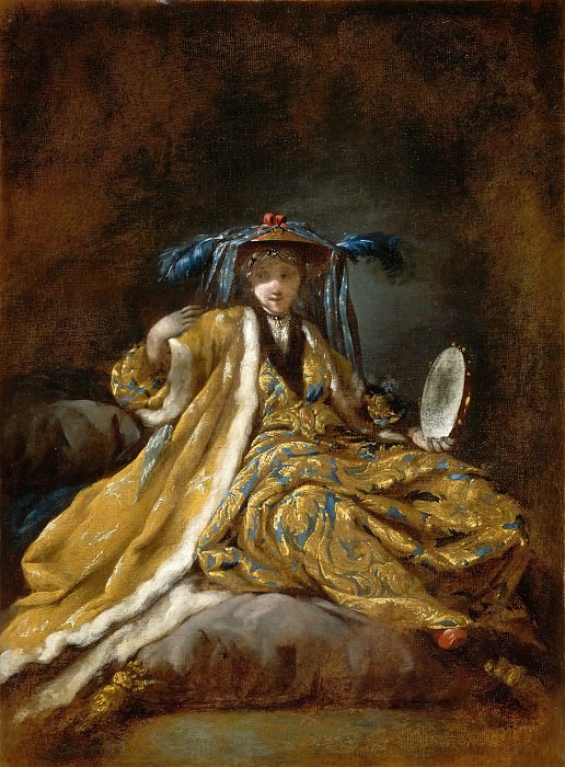 Jean Barbault; after Joseph-Marie Vien the Elder -- Greek Sultan. Part 6 Louvre