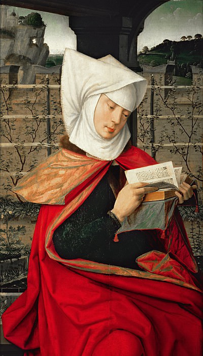 Провост, Ян (c.1465 Монс - 1529 Брюгге) -- Эмеранция, мать святой Анны (фрагмент алтаря генеологического древа Девы Марии). Part 6 Louvre