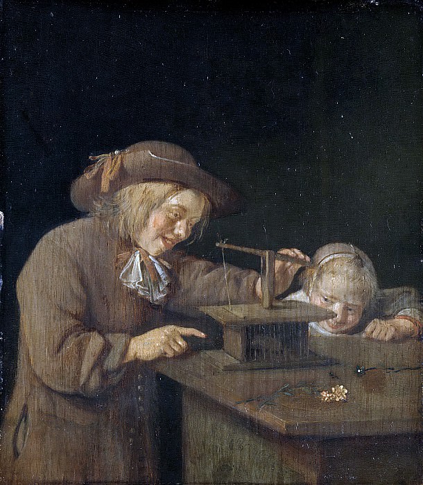 Brekelenkam, Quiringh Gerritsz. van -- De muizenval, 1660. Rijksmuseum: part 1