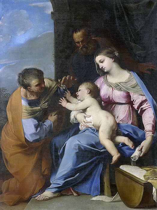 Рафаэлло Ванни -- Святое Семейство, 1640 - 1660. Рейксмузеум: часть 1