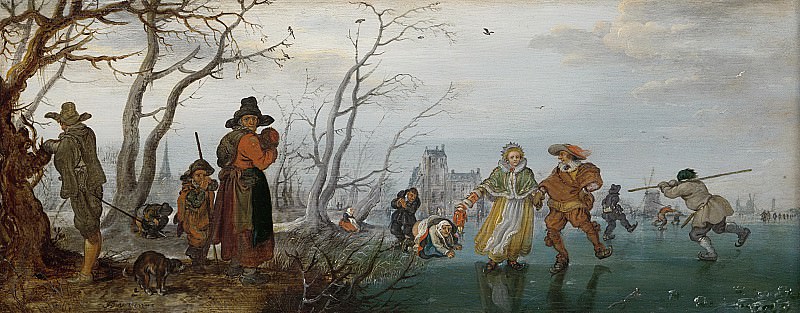 Venne, Adriaen Pietersz. van de -- Winter, 1625. Rijksmuseum: part 1
