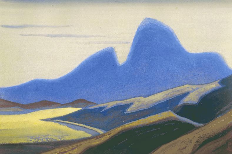 Mountain lake # 122. Roerich N.K. (Part 5)