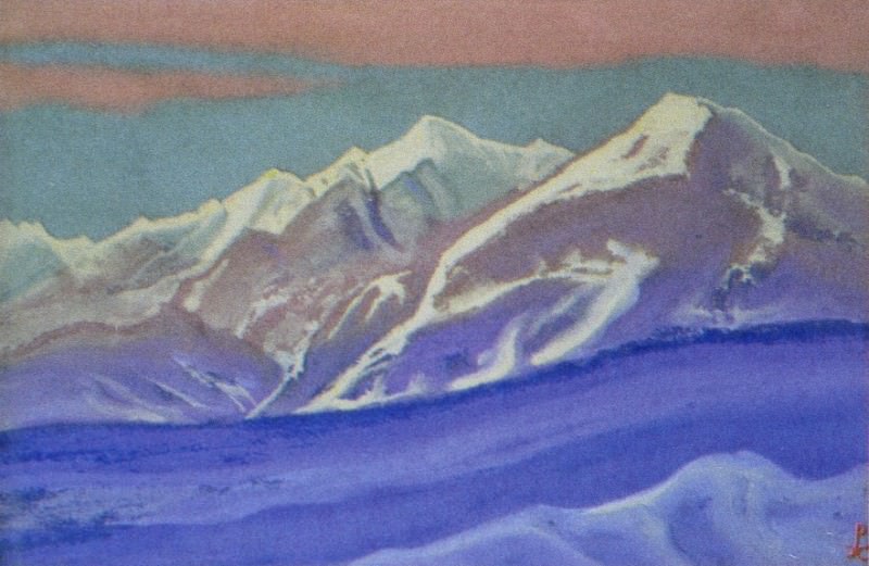 Kuluta # 105 Kuluta (Vertex over glacier ). Roerich N.K. (Part 5)