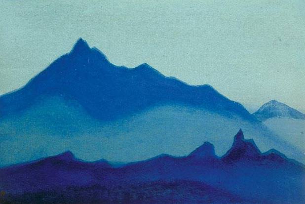Evening # 13 Evening (silhouettes). Roerich N.K. (Part 5)