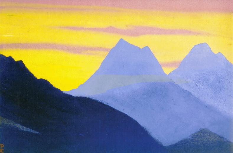 Evening # 48 Evening (Mountain patrol). Roerich N.K. (Part 5)