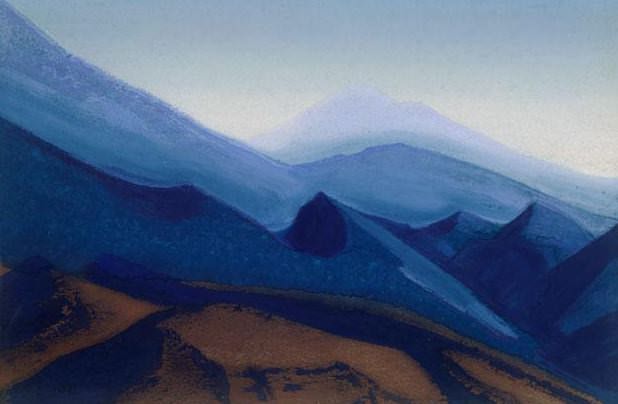 Himalayas # 55 Night ridges. Roerich N.K. (Part 5)