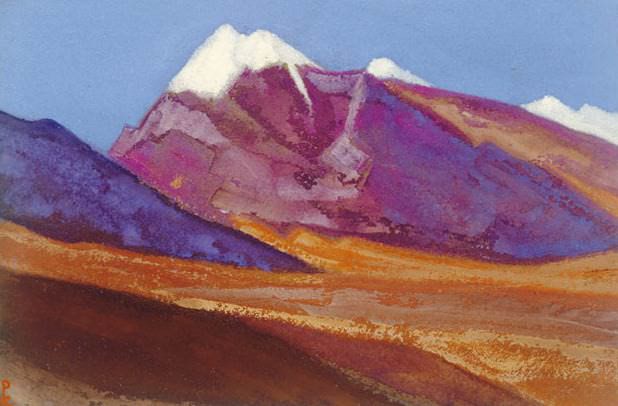 Ladakh # 147 Ladakh (Mauve slopes). Roerich N.K. (Part 5)