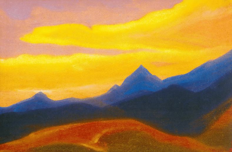 Evening # 49 Evening (sunset colors). Roerich N.K. (Part 5)