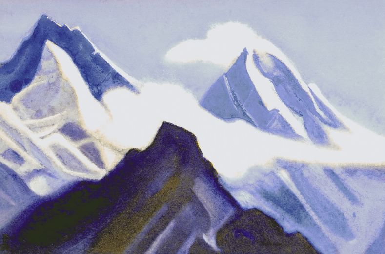 The Himalayas # 73 Calling the Song of the Peaks. Roerich N.K. (Part 5)
