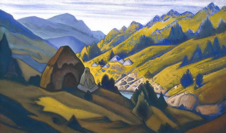 The unknown old man # 46 (The Hermit). Roerich N.K. (Part 5)