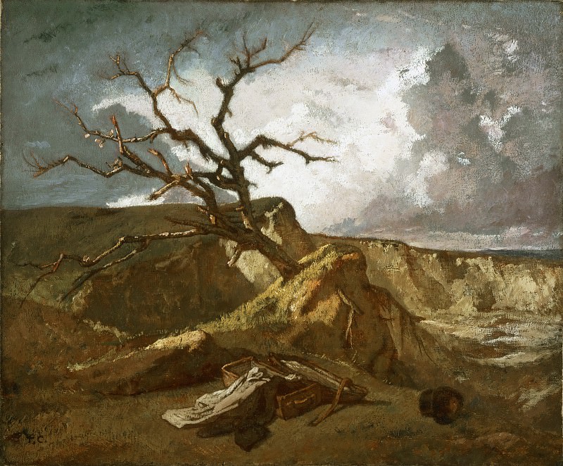 Кутюр, Тома (1815 Санлис - 1879 Виллье-ле-Бель) - Пейзаж у моря. Музей искусств Филадельфии