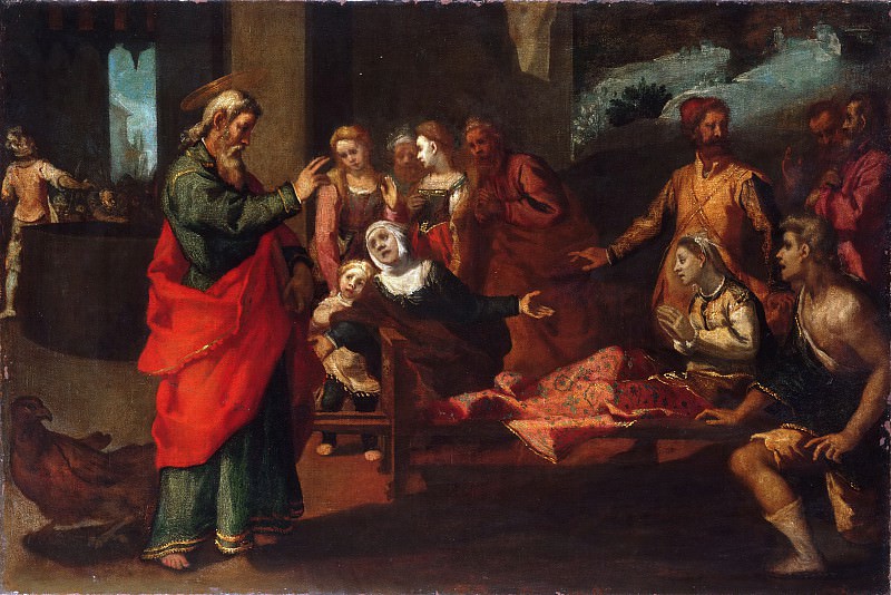 Босколи, Андреа (Флоренция ок1560-1608) -- Воскрешение Друзианы Иоанном Богословом. Музей искусств Филадельфии
