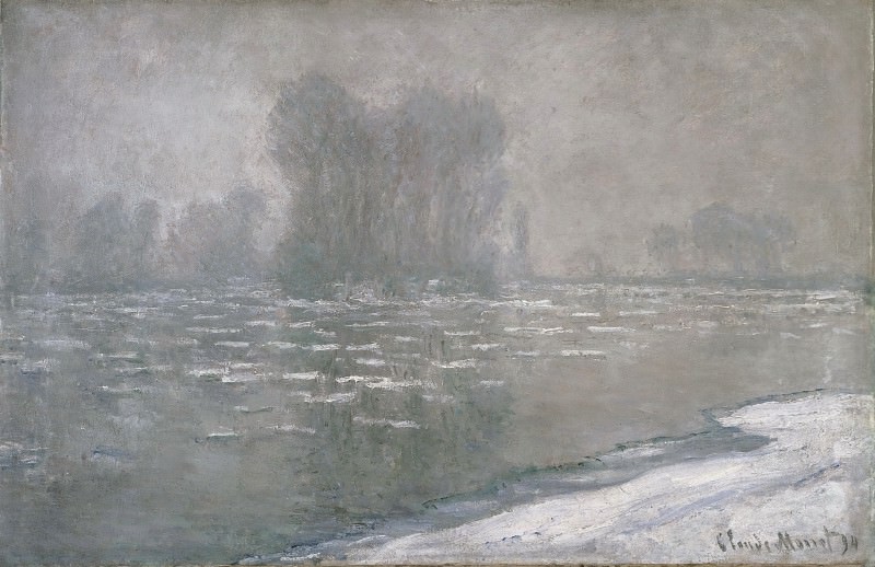 Моне, Клод-Оскар (1840 Париж - 1926 Живерни) - Утренний туман. Музей искусств Филадельфии
