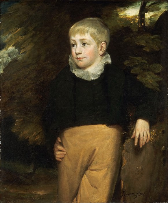 John Constable, English, 1776-1837 -- Portrait of Master Crosby. Philadelphia Museum of Art