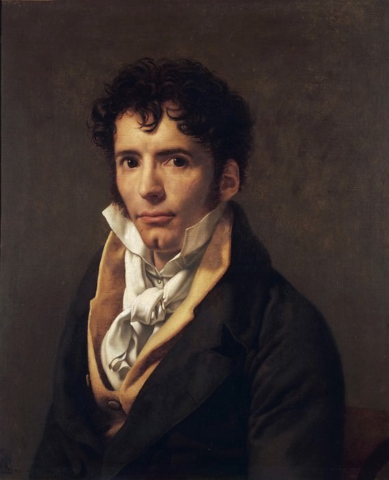 Жироде де Руси-Триозон, Анн-Луи (1767 Монтаржи - 1824 Париж)(приписывается) -- Мужской портрет. Музей искусств Филадельфии