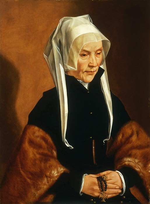 Attributed to Maarten van Heemskerck, Netherlandish (active Haarlem and Rome), 1498-1574 -- Portrait of Sophia van Amerongen. Philadelphia Museum of Art