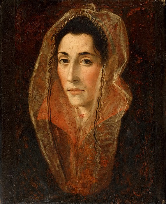 Эль Греко (Доменико Теотокопулос) (1541 Кандия - 1614 Толедо)(приписывается) - Портрет дамы. Музей искусств Филадельфии