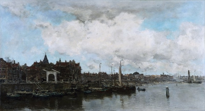 Jacob Hendricus Maris, Dutch (active The Hague and London), 1837-1899 -- The Schreierstoren, Amsterdam. Philadelphia Museum of Art