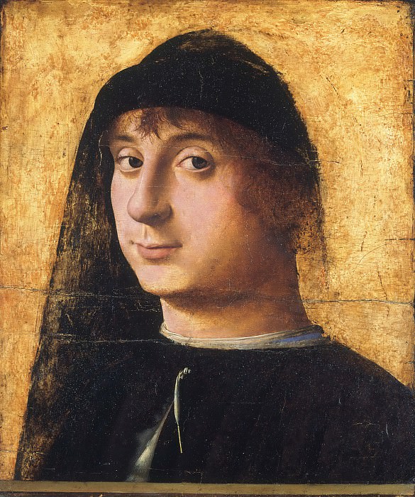 Antonello da Messina, Italian (active Messina, Naples, and Venice), first securely documented 1456, died 1479 -- Portrait of a Young Gentleman. Philadelphia Museum of Art